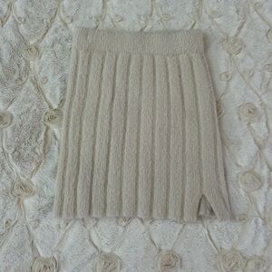 KOREAN LUXURY CASHMERE MINI SKIRT w/ SLIT or TUBE TOP! Versatile JMSHOP Elegant!
